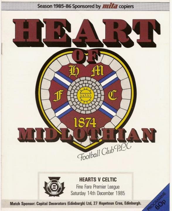 1985121401 Celtic 1-1 Tynecastle