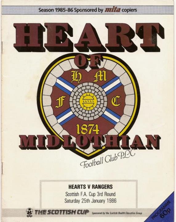1986012501 Rangers 3-2 Tynecastle