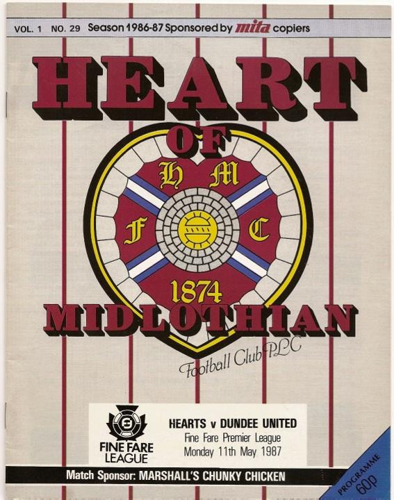 1987051101 Dundee United 1-1 Tynecastle
