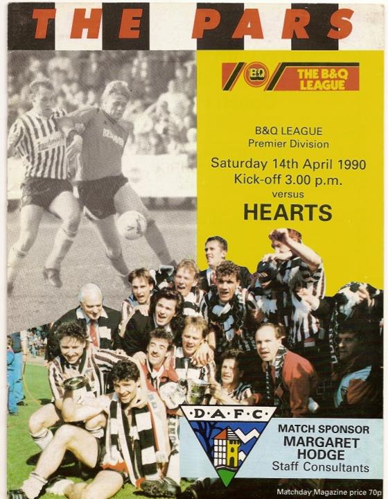 1990041401 Dunfermline Athletic 1-0 East End Park