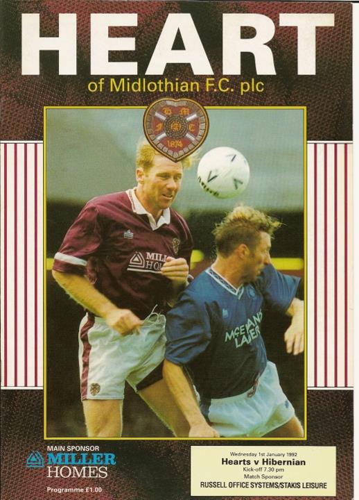 1992010101 Hibernian 1-1 Tynecastle