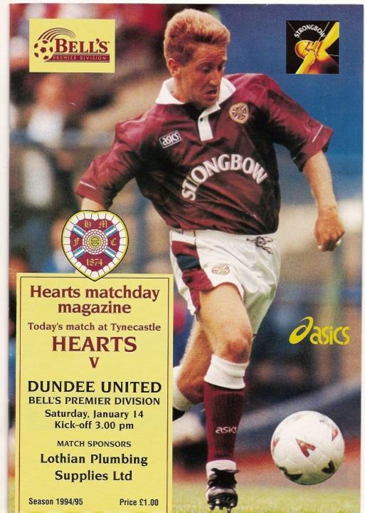 1995011401 Dundee United 2-0 Tynecastle