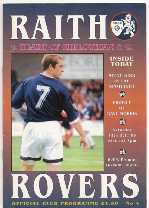 1996101201 Raith Rovers 1-1 A