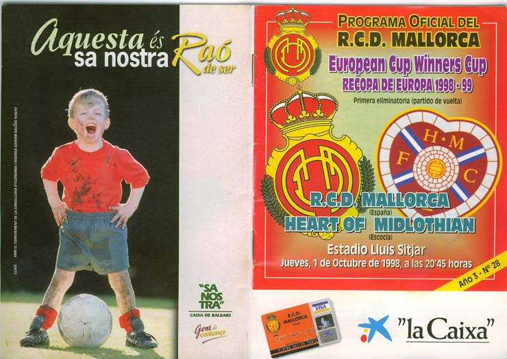 1998100101 Real Mallorca 1-1 A