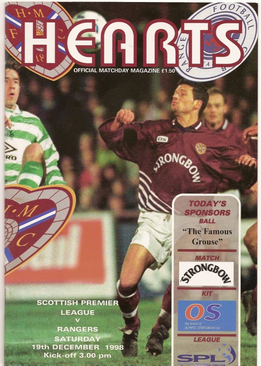 1998121901 Rangers 2-3 Tynecastle
