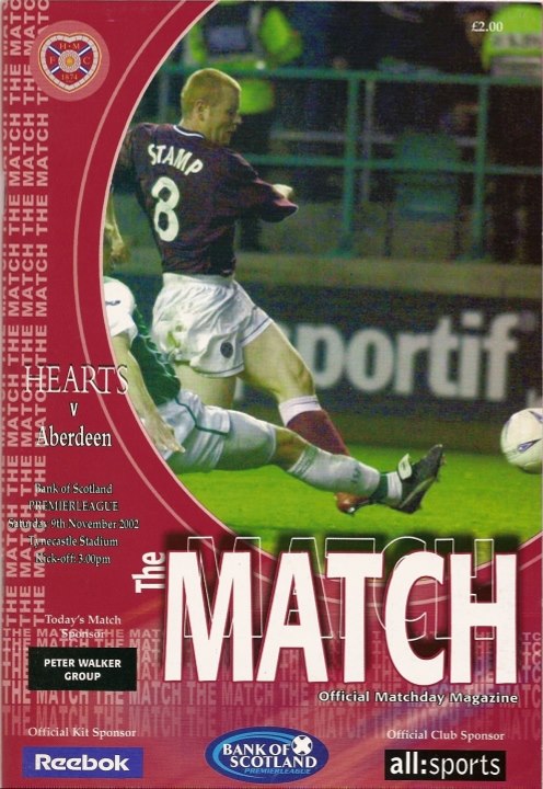 2002110901 Aberdeen 0-0 Tynecastle