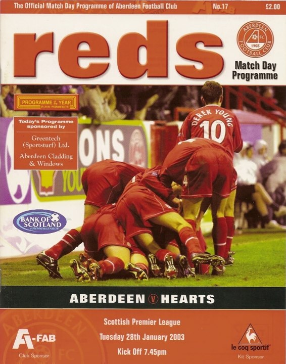 2003012801 Aberdeen 1-0 Pittodrie