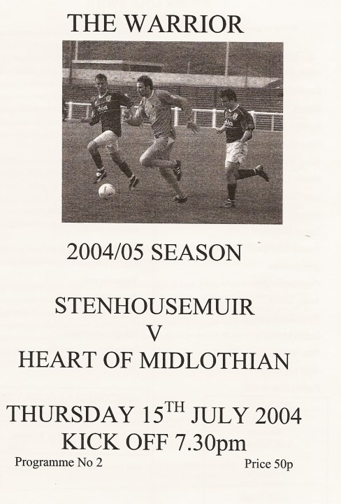 2004071501 Stenhousemuir vs Hearts XI