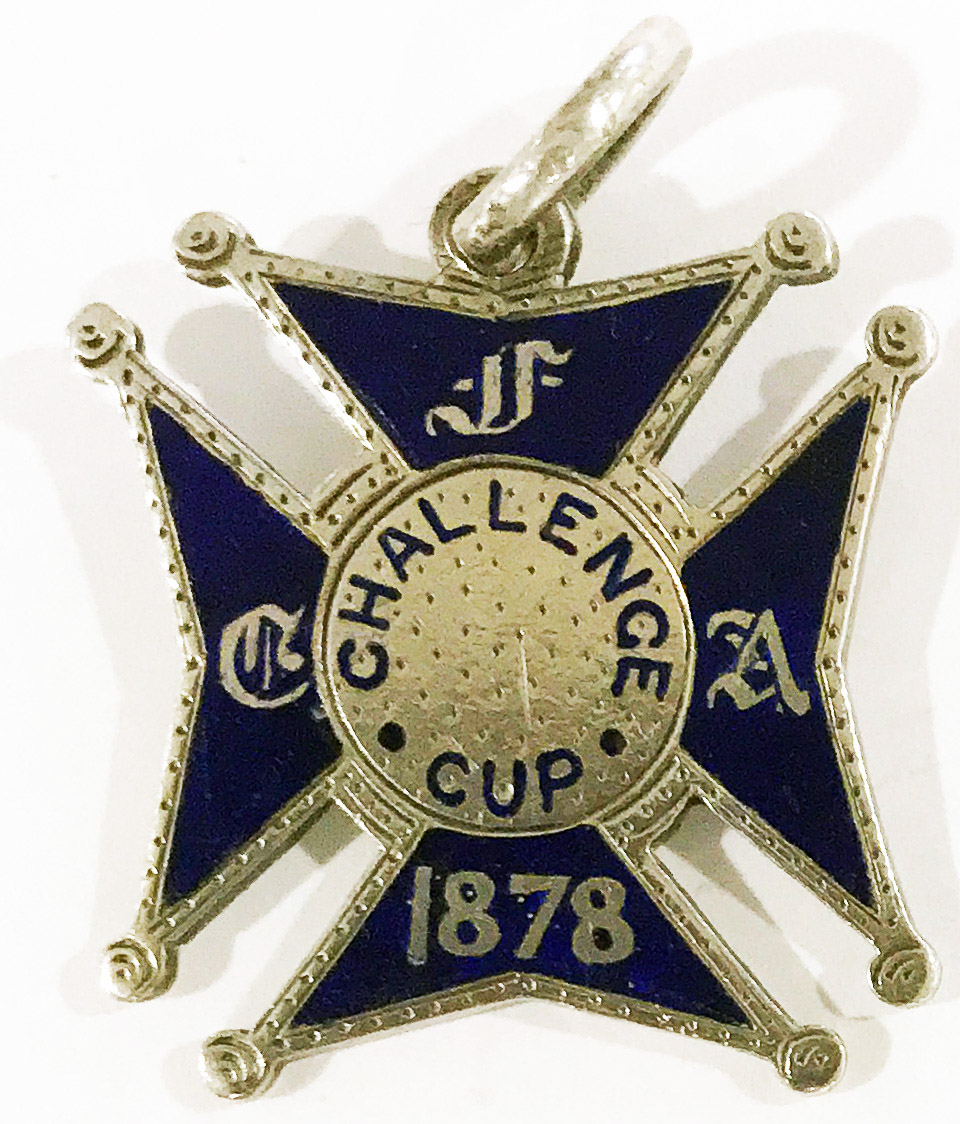Edinburgh FA Cup medal 1878 -  John Whitson