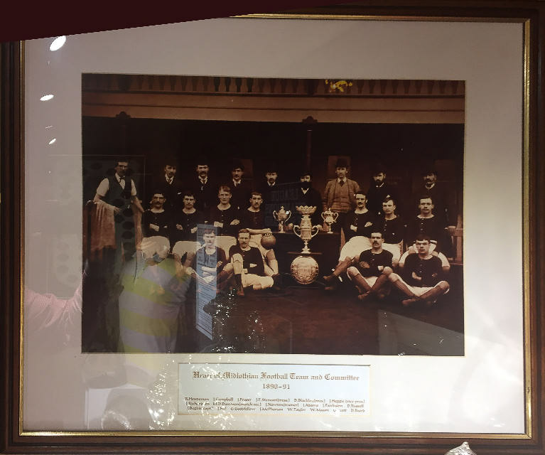 1890-91 Scottish Cup Winning team photo