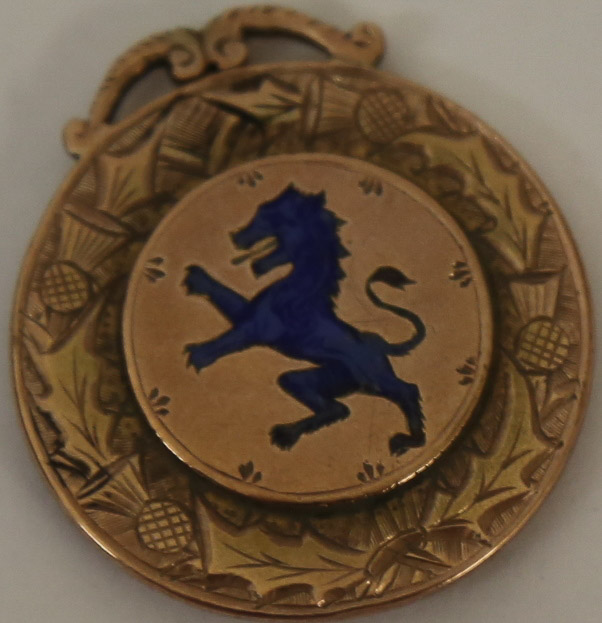 SFA v England and Ireland Badge 1899-00 - Bobby Walker