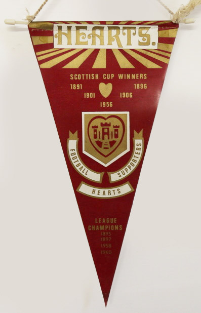 Scottish Cup Winners 1891 1896 1901 1906 1956 League Champions 1895 1897 1958 1960 pennant