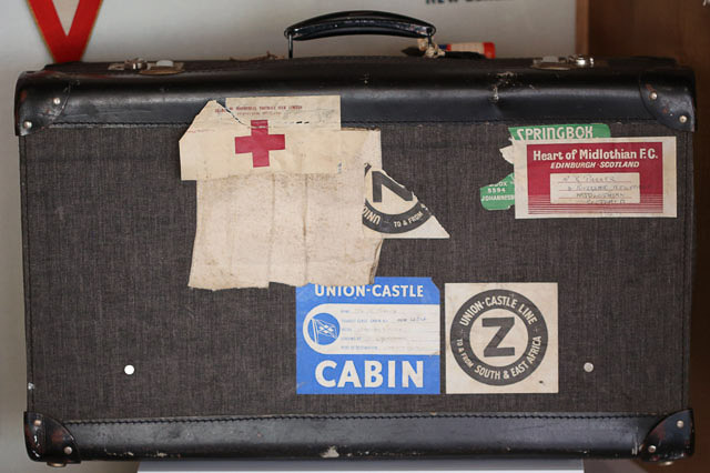 Suitcase from South African Tour - Bobby Parker