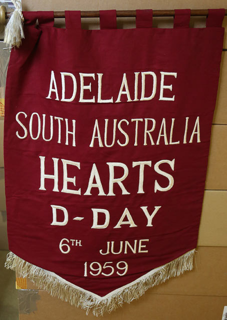 Hearts D-Day Adelaide - 06-Jun-1959 Pennant