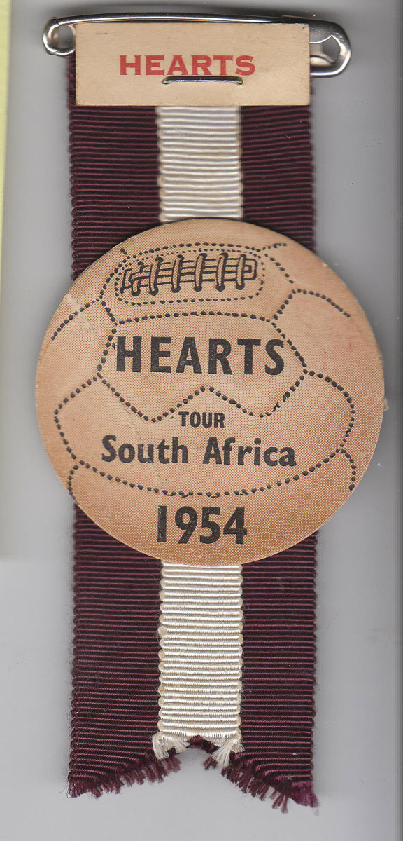 Official South Africa Tour badge 1954