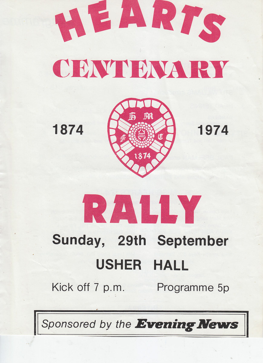 1974 Centenary Rally flyer