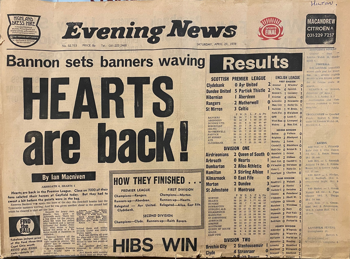Pink News 29 Apr 1978 - Hearts Are Back