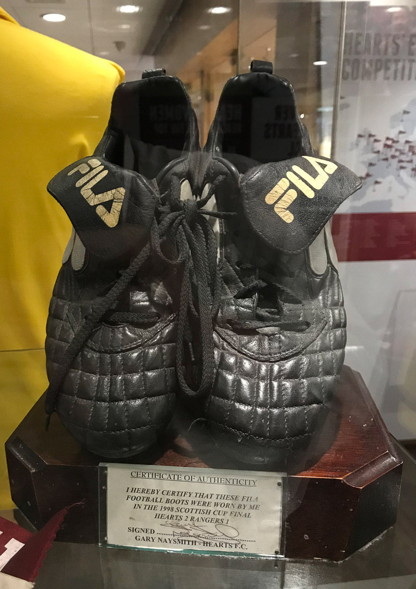 Gary Naysmith's Boots from 1998 Scottish Cup Final