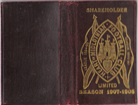 1907-08 Shareholder Season Ticket 