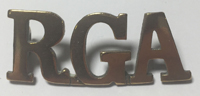 Royal Garrison Artillery Shoulder Badge 