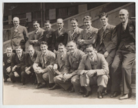 Photo team preparing to leave for Germany in 1946. 