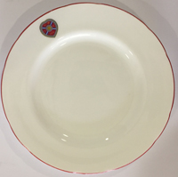 Tea Set - HMFC Crested - Plate 