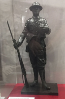 Bronze cast soldier 2015 scale 1-10 