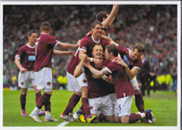 Photo of Players Celebrating after Danny Grainger's Penalty from Scottish Cup Final 2012 