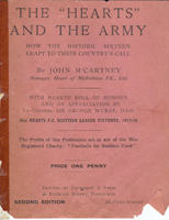 Hearts and Army Booklet by John M'Cartney 