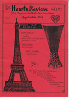 The Hearts Review Fanzive Vol 1 No2 Sep 1984 