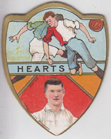 Baines Card - Hearts with 'Walker' against a player 