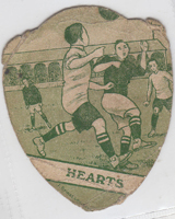 Baines Card - Hearts with 4 players with a pavillion in the background 