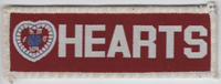 Hearts Cloth Patch 