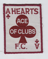 Hearts F.C. Ace of Clubs Cloth Patch 