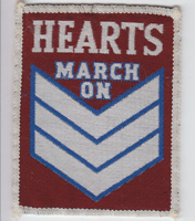 Hearts March On Cloth Patch 