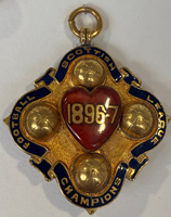 1896-97 League Champions Medal of Bob McCartney 