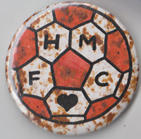 HMFC (designed in football outline) Badge 