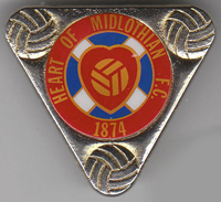 Heart of Midlothian F.C. 1874 (triangular) Badge 