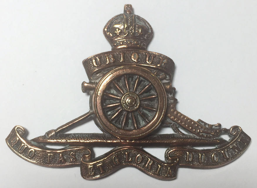 Royal Artillery Cap Badge