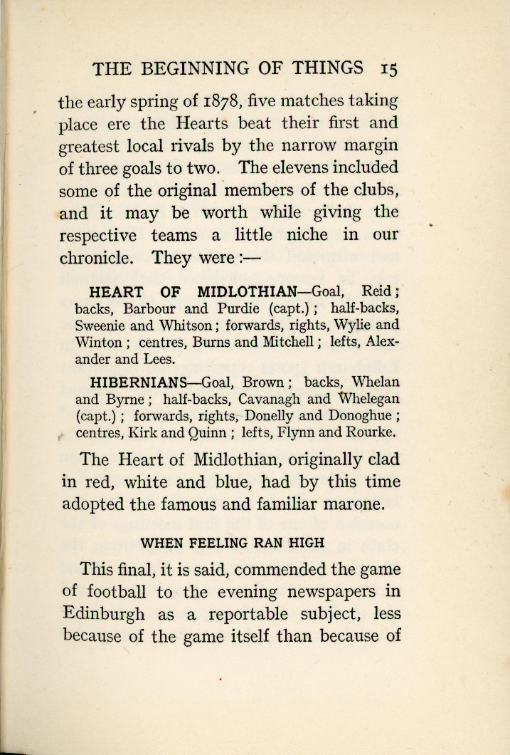 From The Hearts 1874 to 1924 by William Reid p15