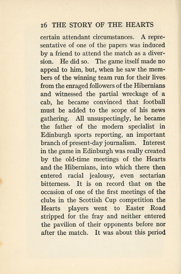 From The Hearts 1874 to 1924 by William Reid p16
