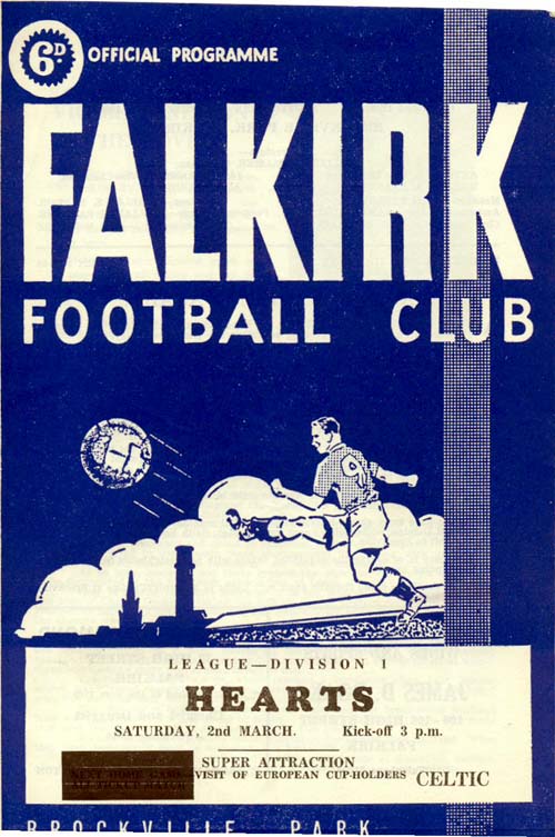 Sat 02 Mar 1968  Falkirk 4  Hearts 1 