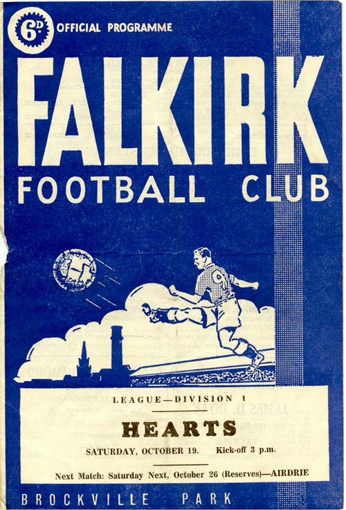 Sat 19 Oct 1968  Falkirk 1  Hearts 3 