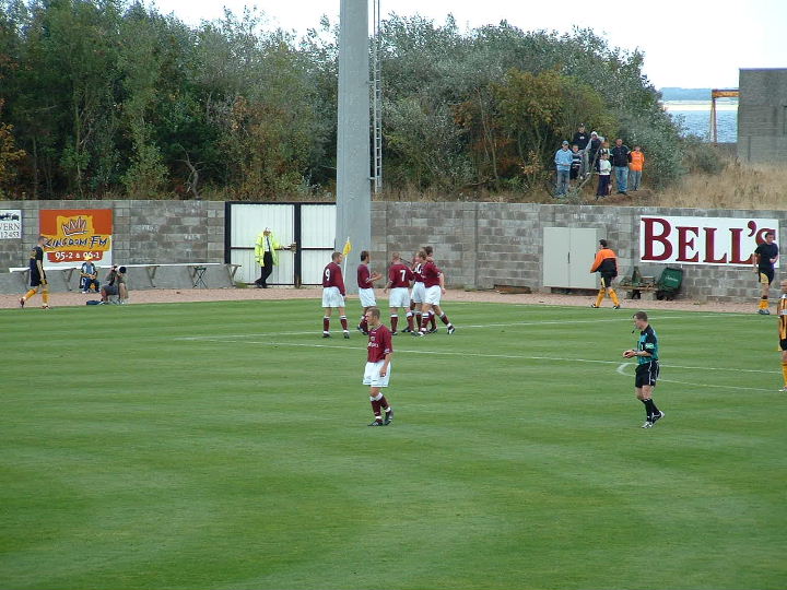 Sun 07 Sep 2003  East Fife 1  Hearts 2 