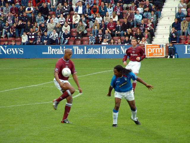 Sun 21 Sep 2003  Hearts 0  Rangers 4 