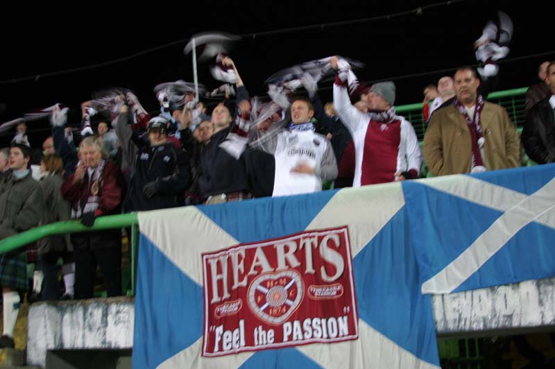 Wed 15 Oct 2003  Zeljeznicar Sarajevo 0  Hearts 0 