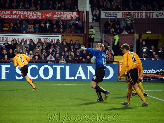 Sat 01 Nov 2003  Hearts 3  Livingston 1 