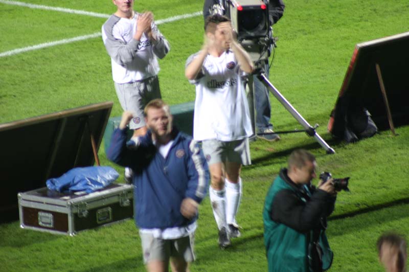 Thu 06 Nov 2003  FC Girondins de Bordeaux 0  Hearts 1 