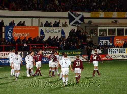 Sat 06 Dec 2003  Dunfermline Athletic 2  Hearts 1 