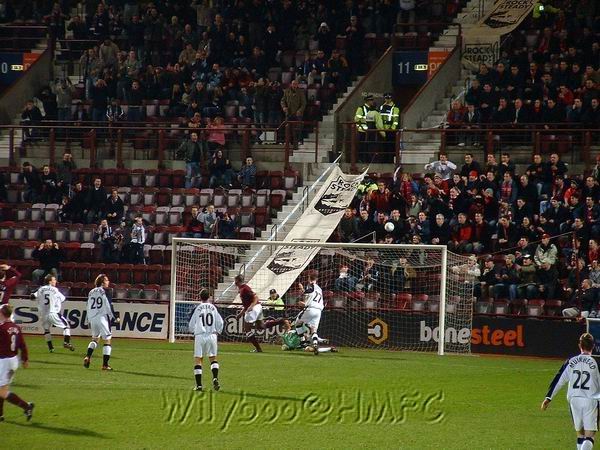 Wed 11 Feb 2004  Hearts 1  Aberdeen 0 